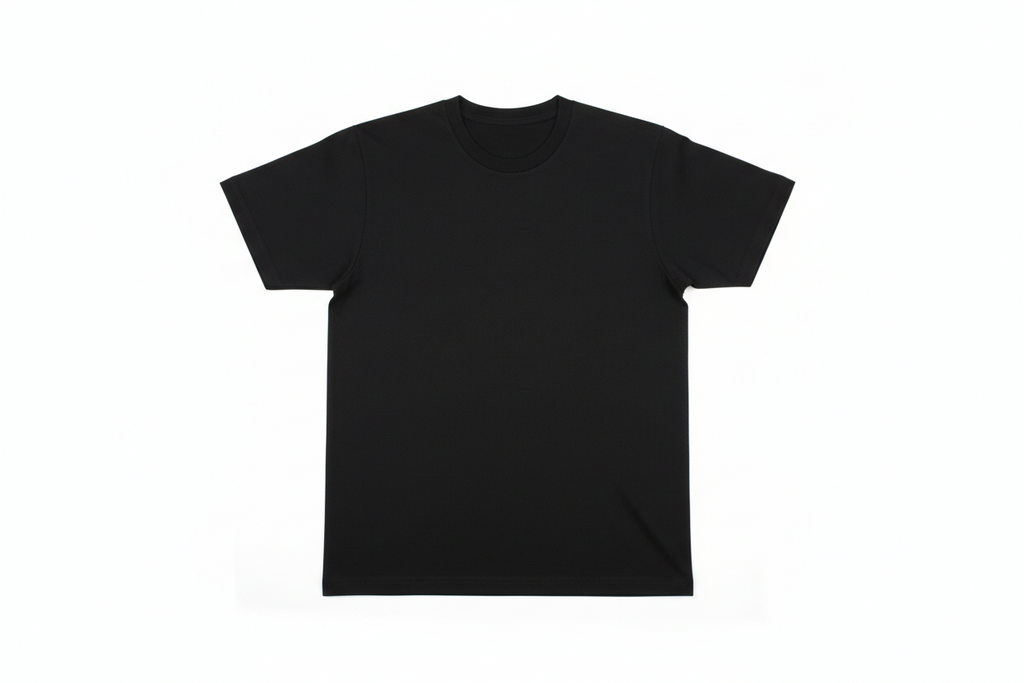 Oversized Plain Tee Black